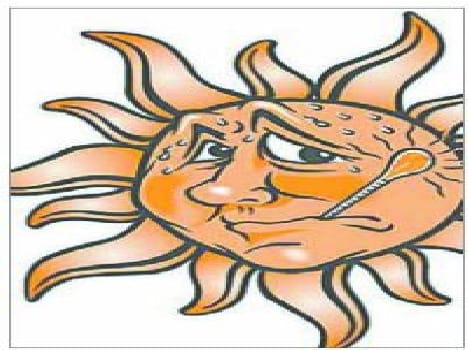 The cold chill winds extended
